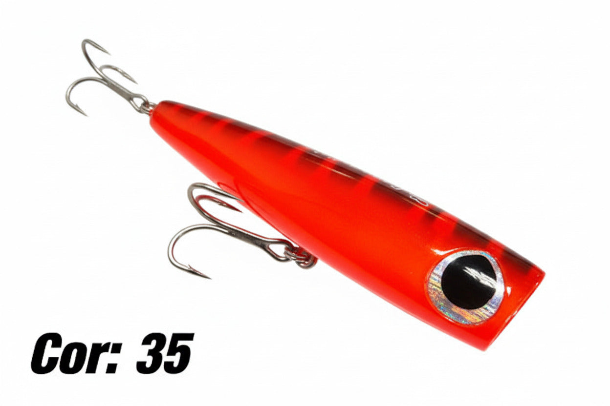 طُعم صيد السمك العلوي Borbleta Barracudinha بطول 11 سم ووزن 26 جم