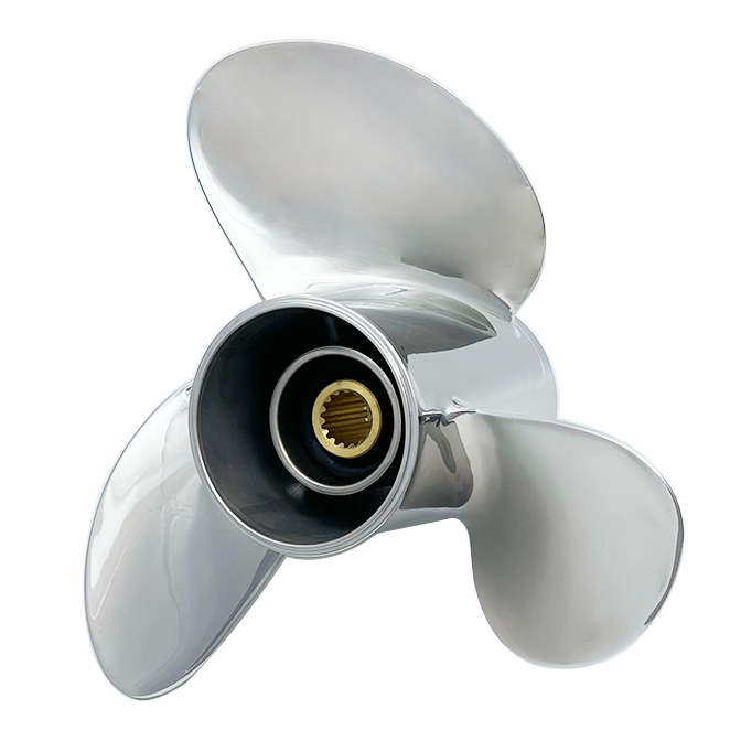 Polaris Stainless Steel Black Propeller for 50–130HP | Yamaha