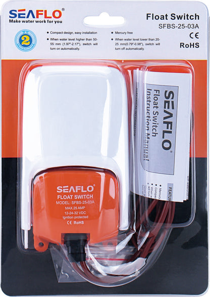 SEAFLO 03 Series Bilge Pump Float Switch 12V | SFBS-25-03