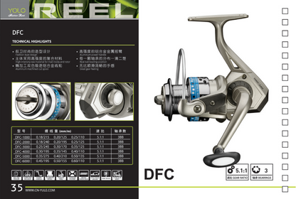 Yolo DFC Spinning Fishing Ree