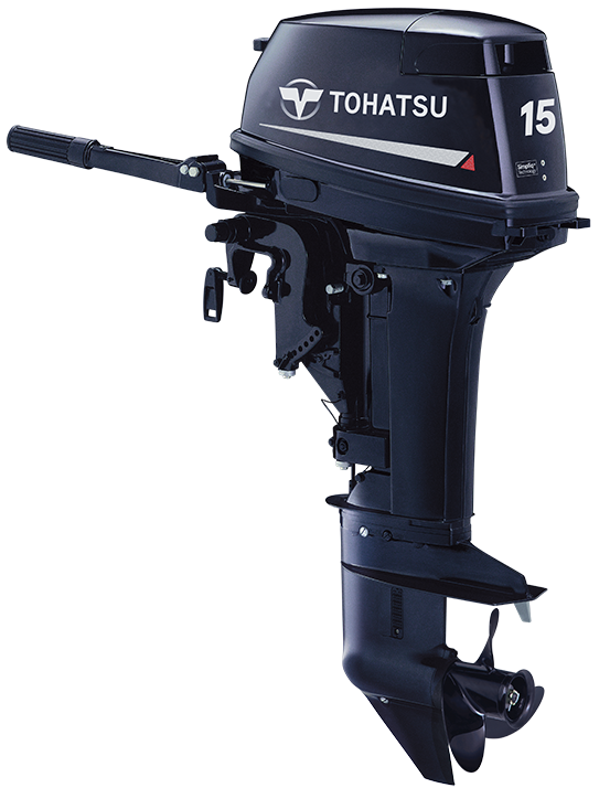 Tohatsu M15D2 15HP 2-Stroke Outboard Motor | Lightweight & Portable
