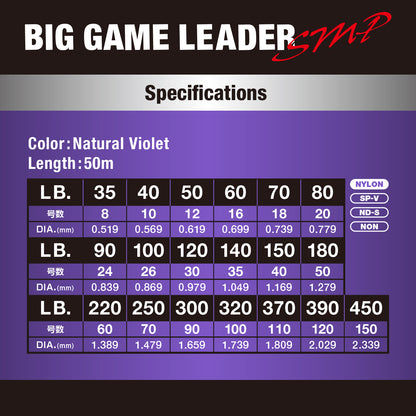 VARIVAS Big Game Leader SMP NYLON