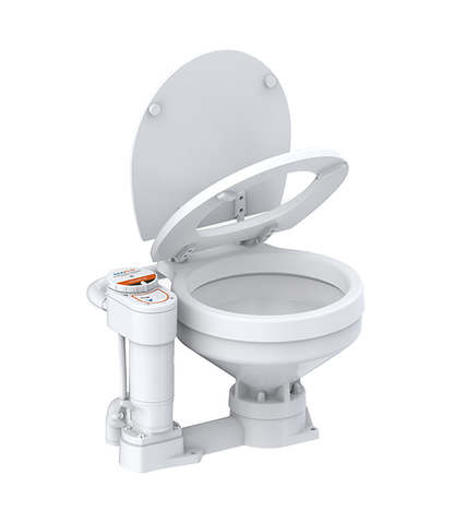 SEAFLO Electric Conversion Marine Toilet 12V/24V – Self-Priming Macerator Flush Kit
