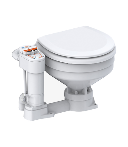 SEAFLO Electric Conversion Marine Toilet 12V/24V – Self-Priming Macerator Flush Kit