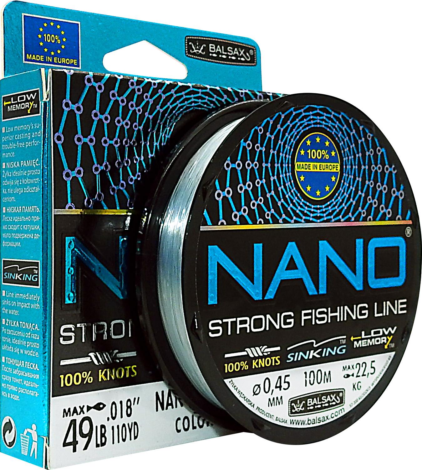 Balsax Nano Blue Fishing Line